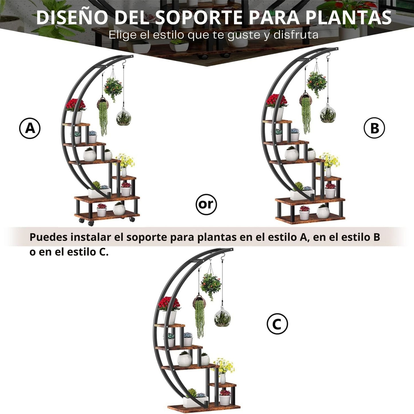 Estantería Moon Plants