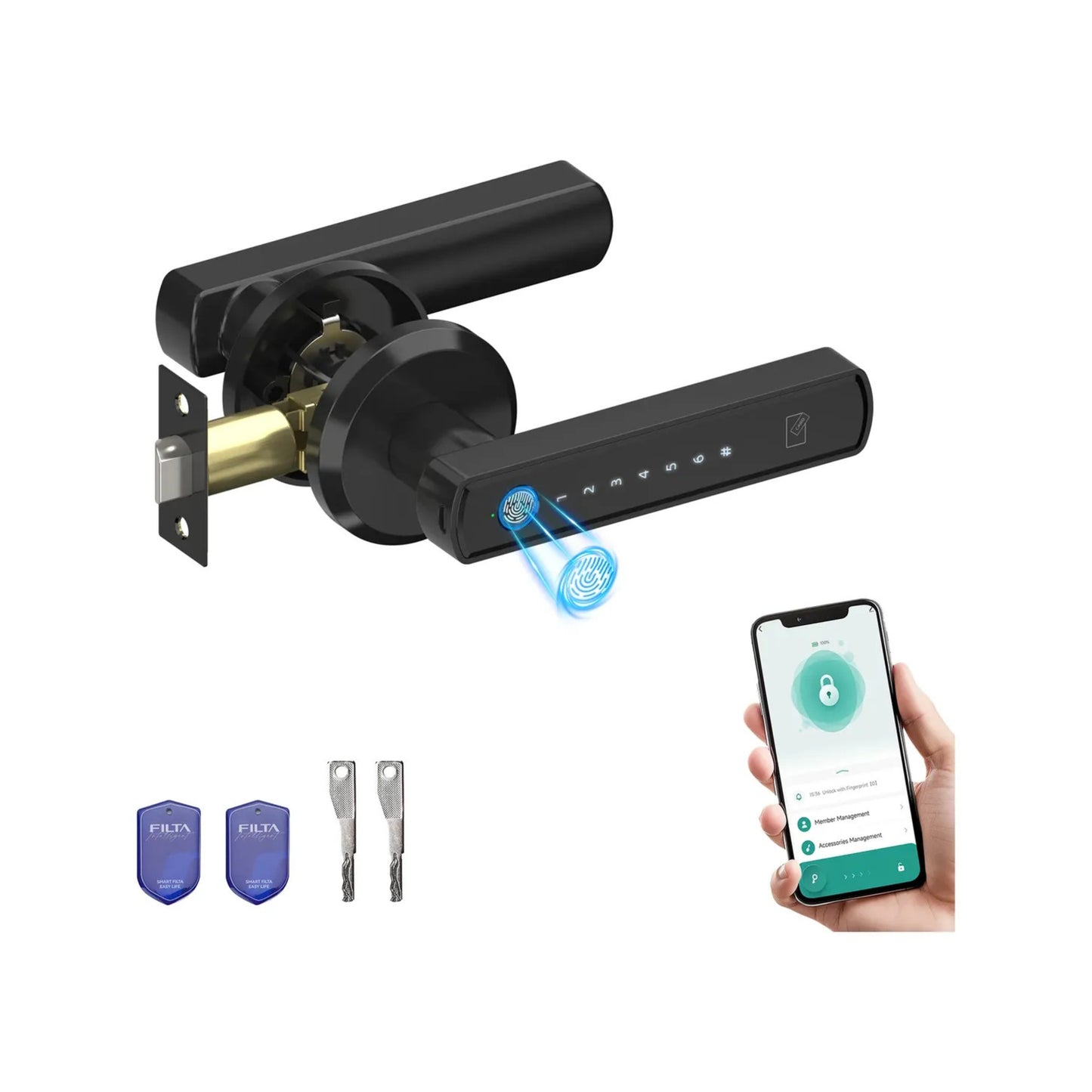 Cerradura Touch-Go-