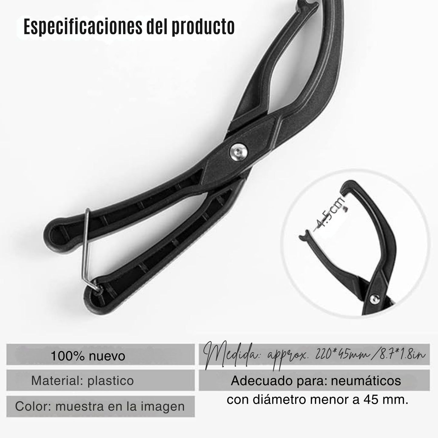 Pinza Neumático de Bicicleta