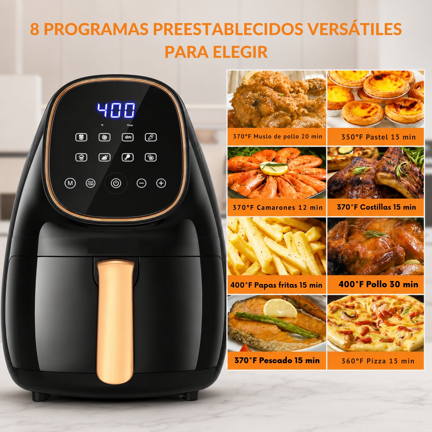 Chef Air Gold Comidas con Estilo Deluxe