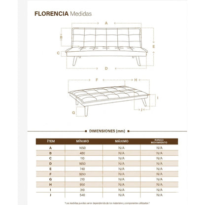 Sofa Florencia - Comodidad moderna