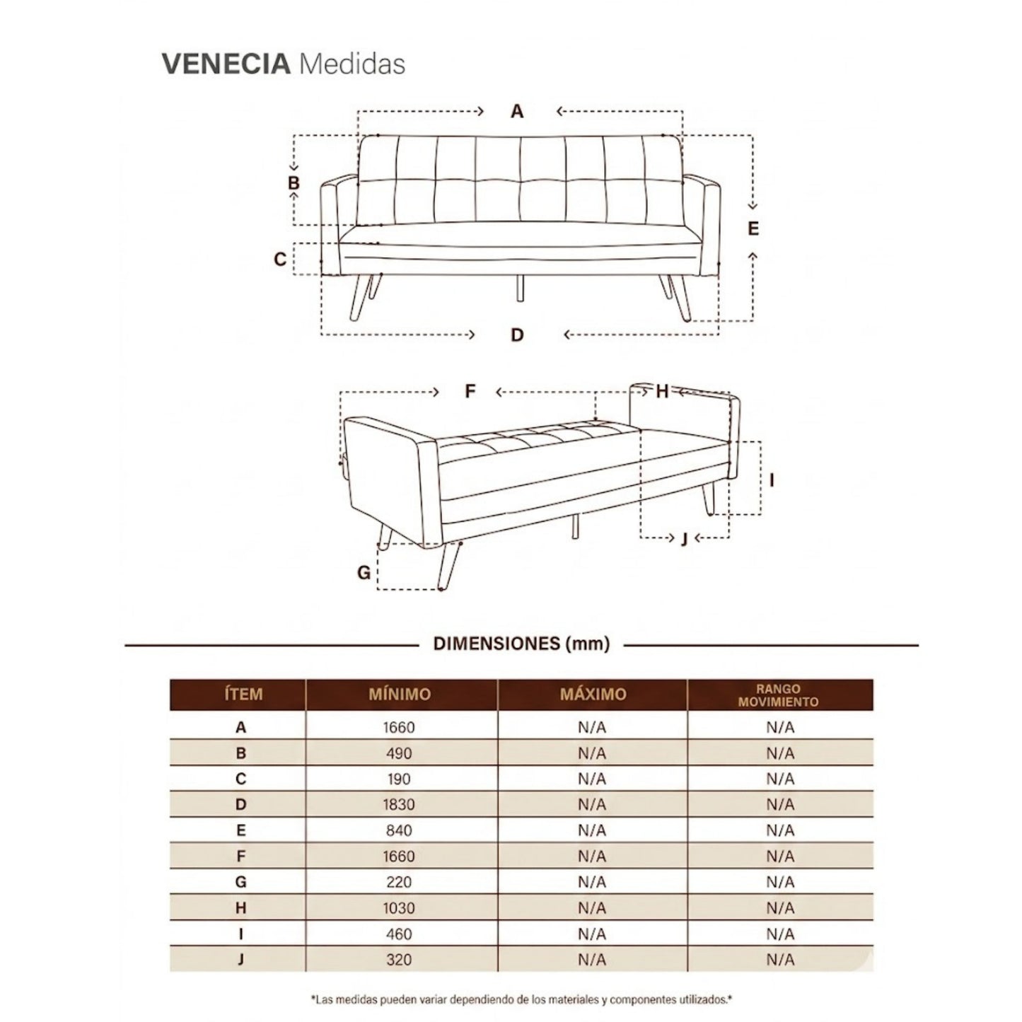 Sofa Venecia