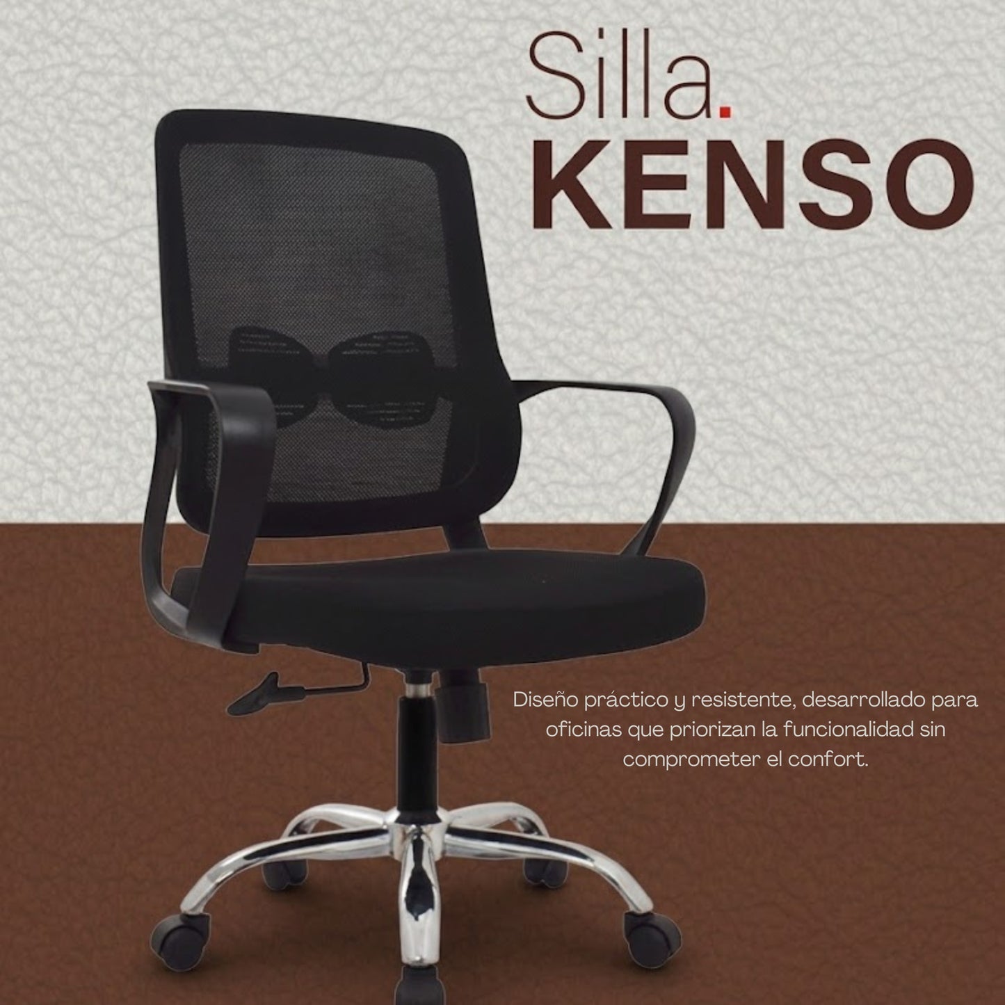 SILLA KENSO respaldo de malla transpirable