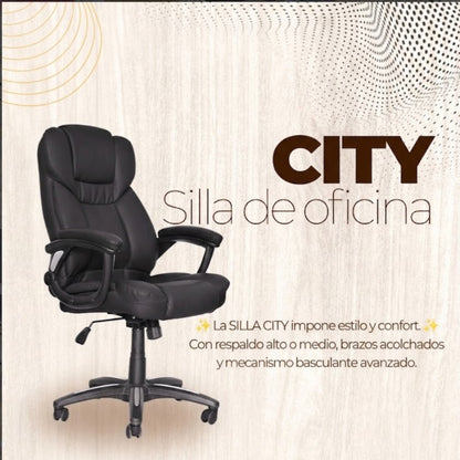 SILLA CITY Mejora la estética de tu oficina en casa
