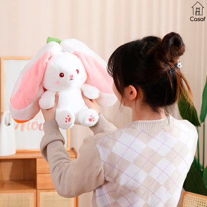 Conejito reversible de peluche