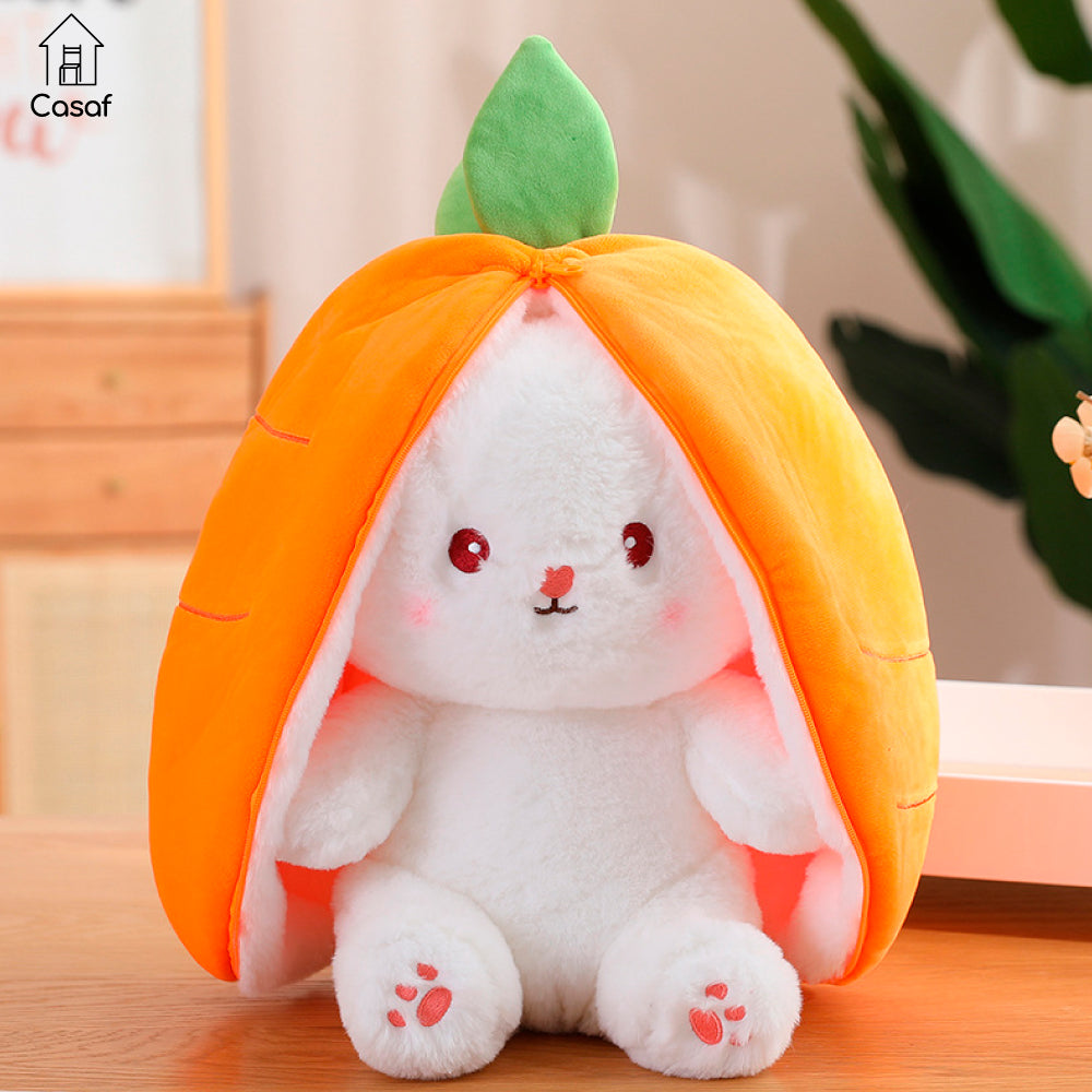 Conejito reversible de peluche