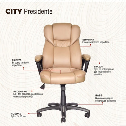 SILLA CITY Mejora la estética de tu oficina en casa